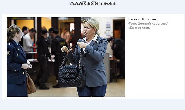 СМИ- Евгения Васильева приговорена к пяти годам колонии общего режима