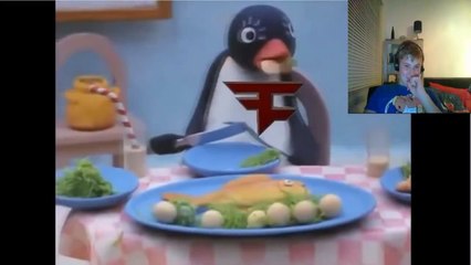 REACTING TO MLG PINGU (SO SO SO FUNNY)