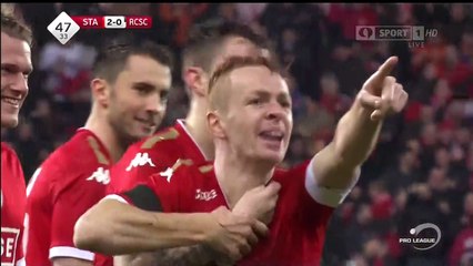 Adrien Trebel Goal HD -  St. Liege 2-0 Charleroi - 20-02-2016