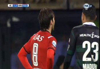 (Penalty) de Leeuw M. Goal - AZ Alkmaar 3 - 1 	Groningen - 20-02-2016
