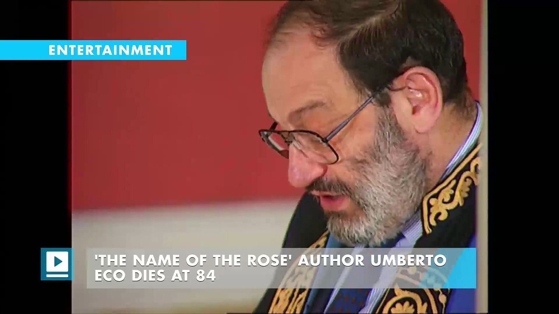Umberto Eco, Italian Author Of 'The Name Of The Rose,' Dies At 84