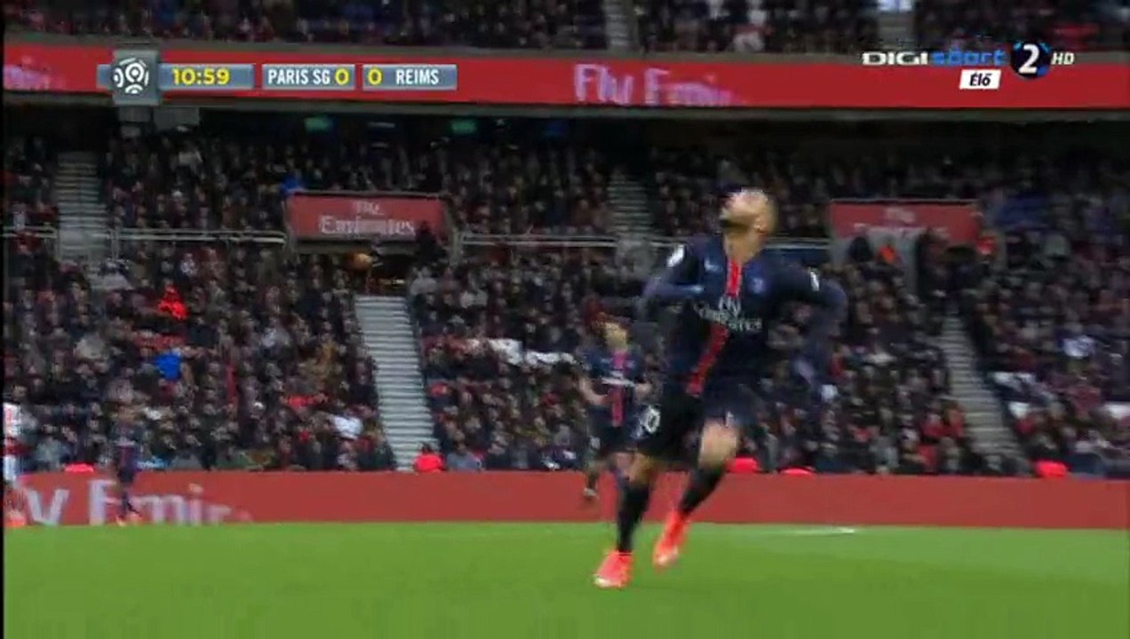 Gregory van der Wiel Goal HD -  PSG 1-0 Reims - 20-02-2016
