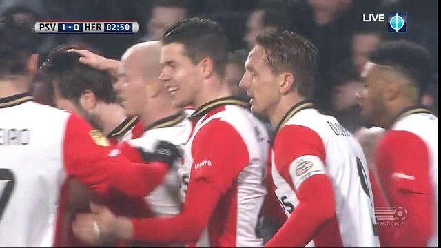 Davy Propper Goal HD - PSV 1-0 Heracles 20-02-2016