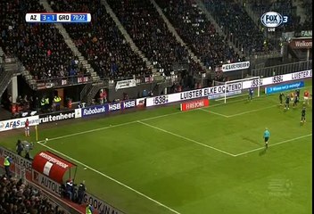 Henriksen M. Goal - AZ Alkmaar 4 - 1 Groningen - 20-02-2016