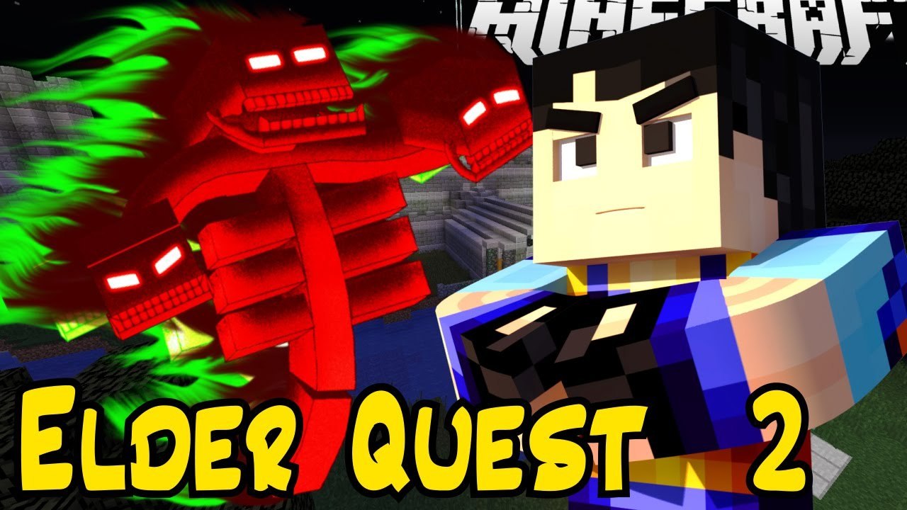 Minecraft ELDER QUEST Custom Adventure Map Part 2 NikNikamTV