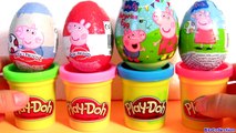 Play Doh Surprise Peppa Pig Muddy Puddles PlayDough Nurse Peppa Huevos Sorpresa by DisneyC