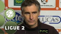 Conférence de presse Stade Lavallois - Dijon FCO (2-2) : Denis ZANKO (LAVAL) - Olivier DALL'OGLIO (DFCO) - 2015/2016