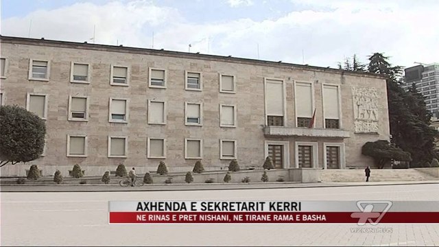Axhenda e sekretarit Kerry në Tiranë - News, Lajme - Vizion Plus