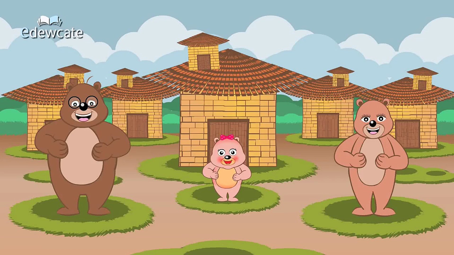 ⁣Edewcate International Rhymes | Gom Se Mari Ga | Three Bears Song in Korean Rhyme