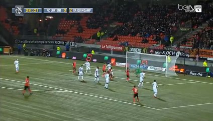 Waris M. (Cabot J.) GOAl - Lorient 1-2 Guingamp 20.02.2016