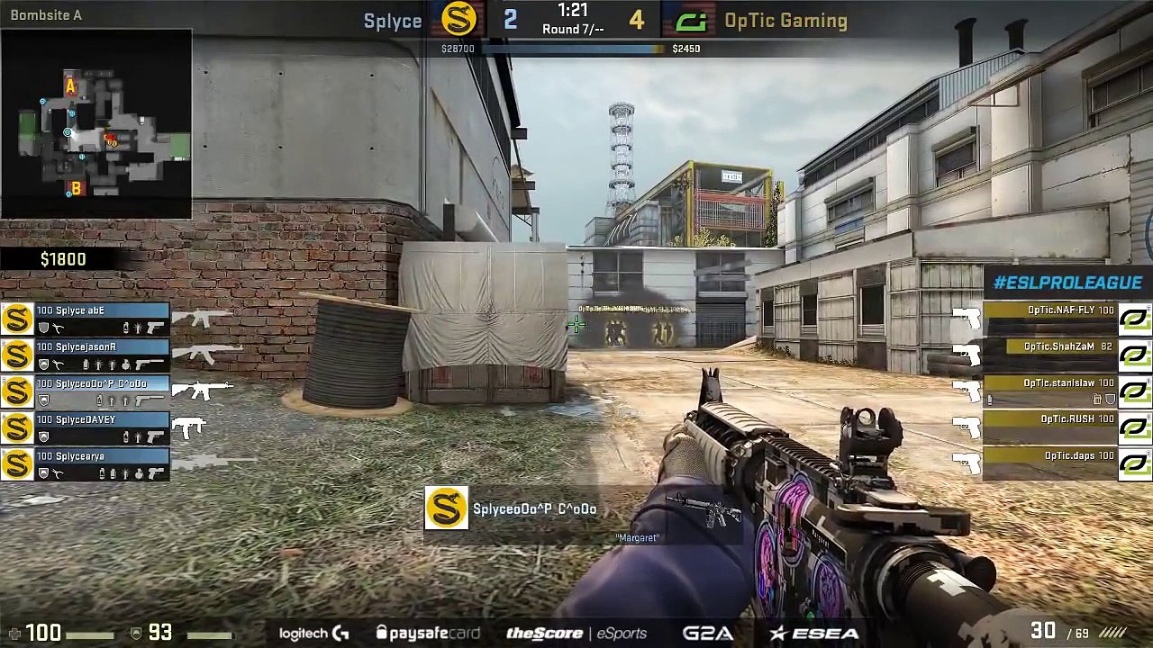 Splyce vs. OpTic ESL Pro League Counter-Strike: GO