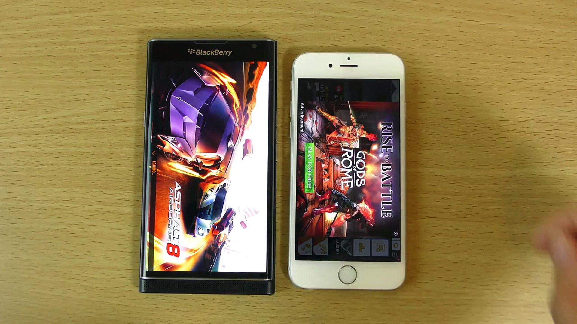 ⁣Blackberry Priv VS Apple iPhone 6S Speed & Camera Test!