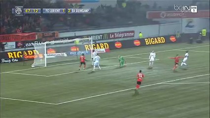 Benjamin Jeannot Goal HD - Lorient 2-2 Guingamp - 20-02-2016