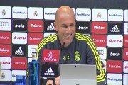 Zidane demuestra su felicidad en rueda de prensa