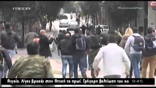 PERLESHJE MES FERMEREVE DHE POLICISE GREKE NE ATHINE DHE NE MBARE VENDIN LAJM