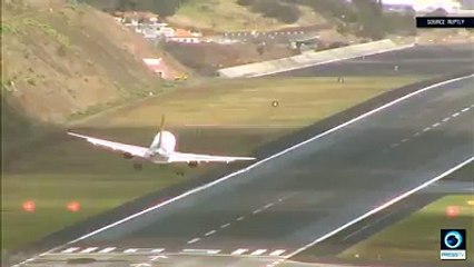 Watch pilots land in crazy crosswinds at Europe's ‘scariest’ airports in Portugal