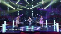 ‫نور قمر ، عبد الرحيم الحلبي  وجوان جبور – غنيلي شوي شوي - مرحلة المواجهة – MBCTheVoiceKids&