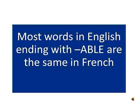 Cours dAnglais Accélérés, Parler Anglais très vite lecon 2