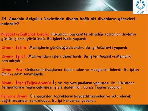 İlk Türk-İslam Devletleri Soru-Cevap (50 Soru)