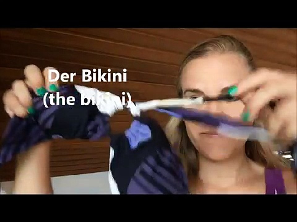 German with jenny Summer Vocabulary - A1-A2