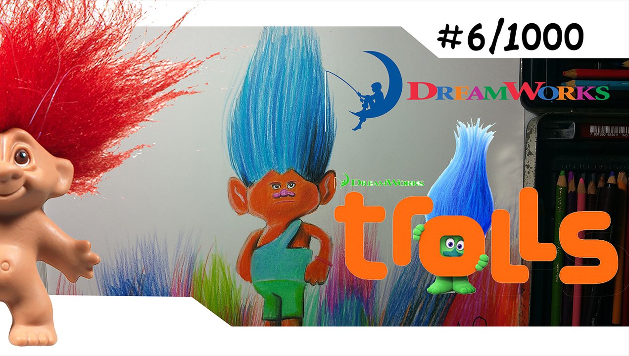 TROLLS | How to draw trolls | Como dibujar Trolls