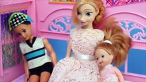 FROZEN WEDDING Anna Kristoff Marriage Ceremony Elsa Bridesmaid, Hans and Barbie by DisneyCarToys