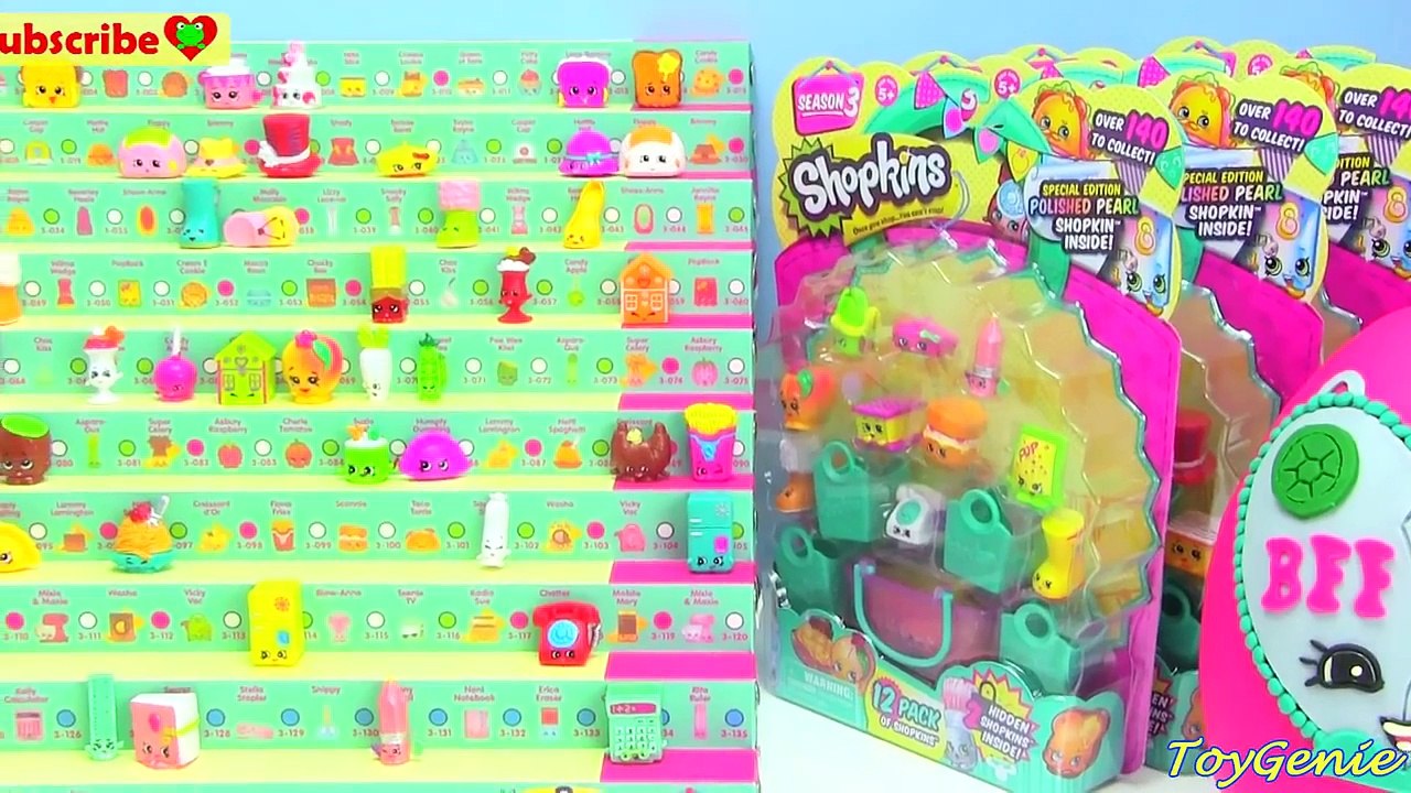Shopkins Season 3 Limited Edition Chelsea Charm Play Doh Surprise Egg