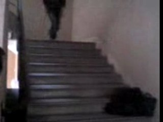 saut des escaliers du lycee