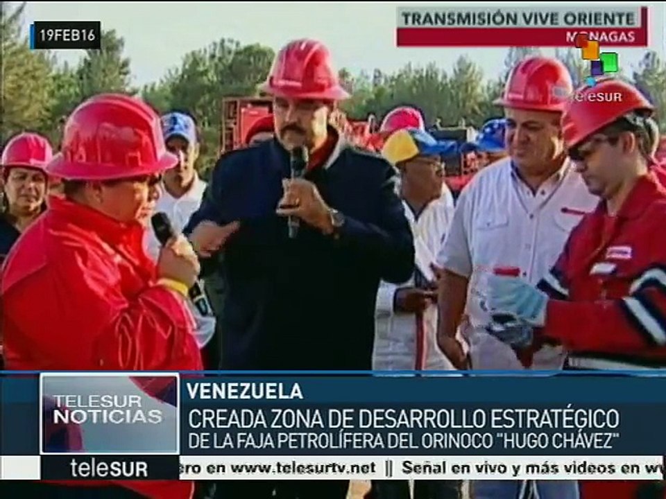 Venezuela: crean zona de desarrollo económico en el Orinoco