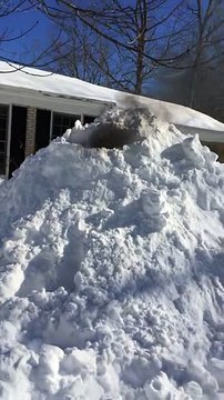 House in the snow with plasma and gas where children cook tea ...We post the most Interesting Things....