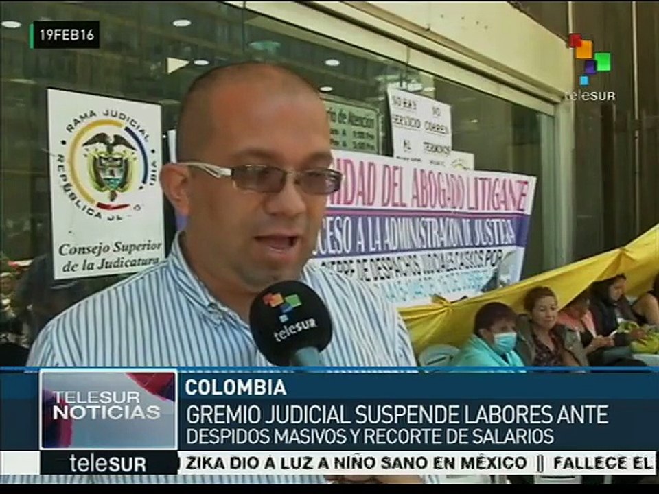 Colombia: trabajadores judiciales exigen mejoras laborales