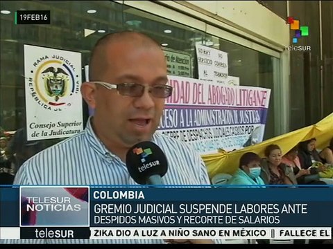 Colombia: trabajadores judiciales exigen mejoras laborales