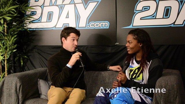 AXELLE ETIENNE - ITW - CAEN BMX INDOOR 2016