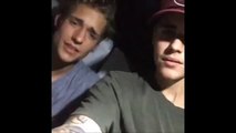 Justin Bieber & Corey Harper singing to These Days by Rascal Flatts - YouTube