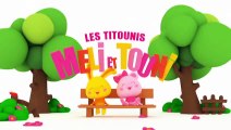 Les roues de l\'autobus - 15 min de comptines - Méli et Touni - Titounis