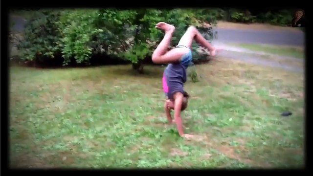 Gymnastics routine girls