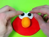 play doh elmo from sesame street playdough plasticina toyvideos for children