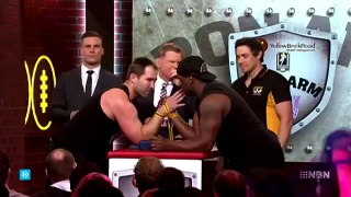 Man Breaks Arm During Arm Wrestle LIVE on Australian TV
