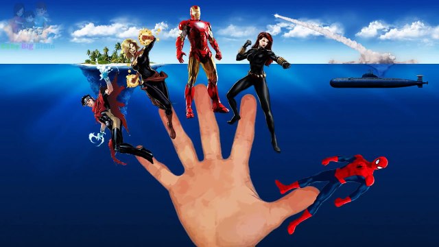 Lego Superheroes Finger Family Nursery Rhymes