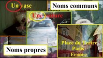 Cours gratuit français - Noms communs / propres - Grammaire française facile ce1 ce2