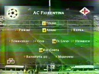 Fiorentina v. Valencia 01.03.2000 Champions League 1999/2000 Highlights