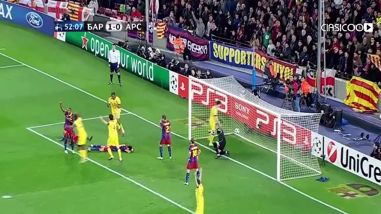 اهداف مباراة برشلونة والارسنال 3-1 [ دوري ابطال...
