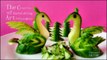 Art In Cucumber Swans - Fruit Vegetable Carving Garnish _ Cucumber Sushi Garnish