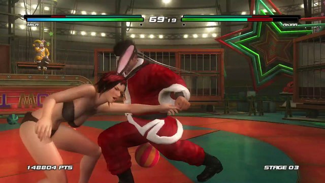 DEAD OR ALIVE 5 LAST ROUND PS4 ARCADE TAG LEGEND - MILA & KOKORO NAKED (2/2)