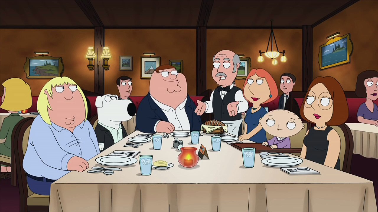 FAMILY GUY   On The Glass from  Hot Pocket-Dial    ANIMATION on FOX