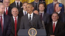 Obama Hosts Chicago Blackhawks: The 2015 Stanley Cup Champions