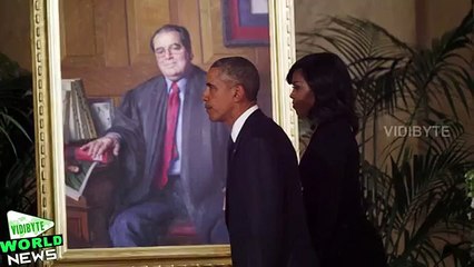 Download Video: Obama and Michelle Obama pay their Respects to Justice Antonin Scalia