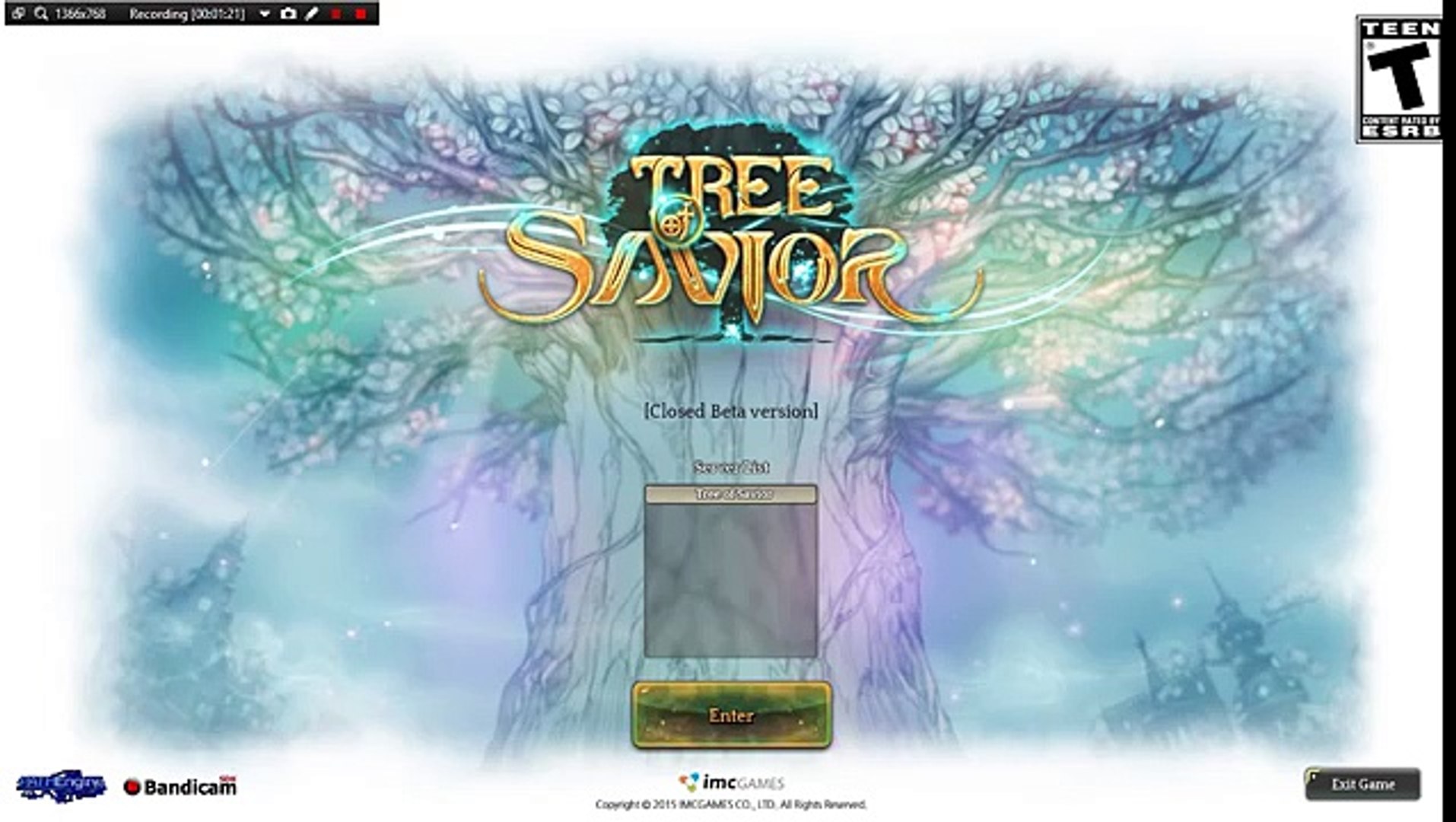 Tree of Savior | Closed Beta Login/Server Screen OST