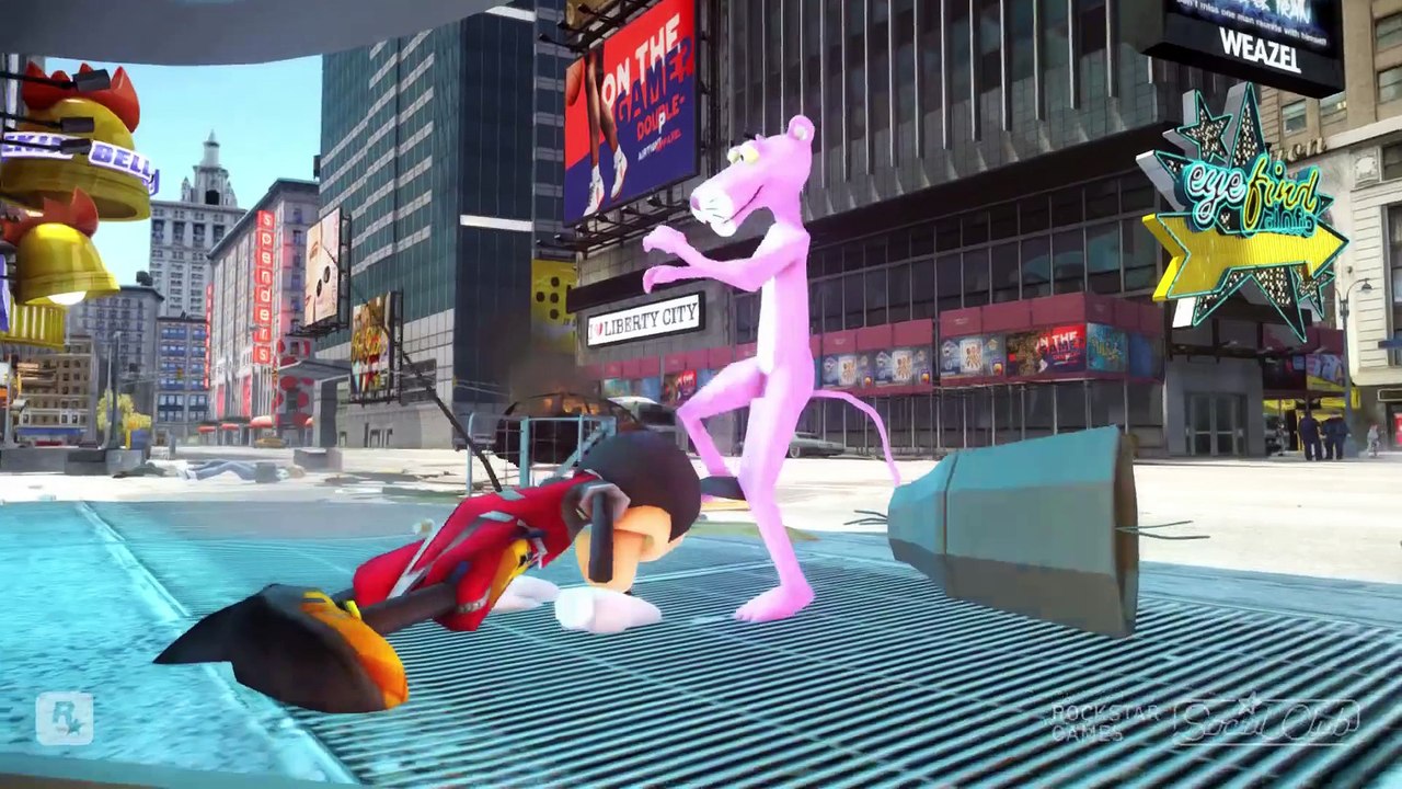 PINK PANTHER VS MICKEY MOUSE - GREAT BATTLE