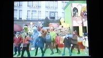 Sesame street at Macys thanksgiving day parade 2002